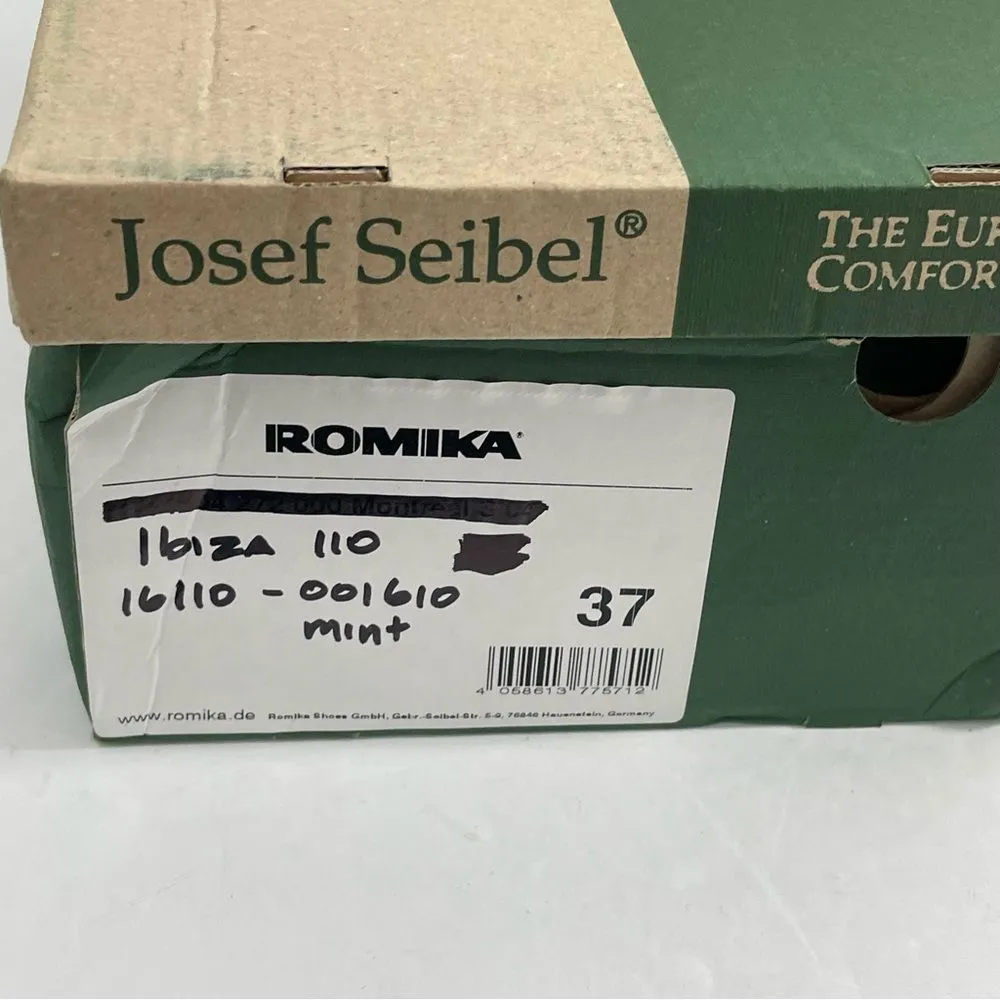 NEW Romika Ibiza 110 Slide Sandals Mint Green Women’s Size EU‎ 37 Shoes - Image 12