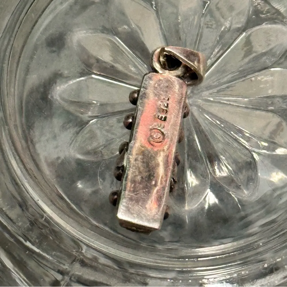 Dainty Native Pendant Silver - Image 2