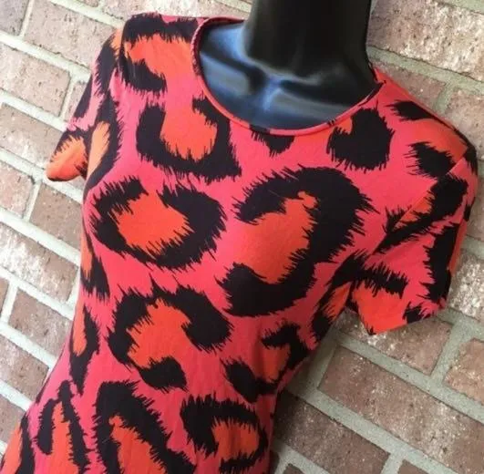 Cheetah Leopard Print Dress - Image 4