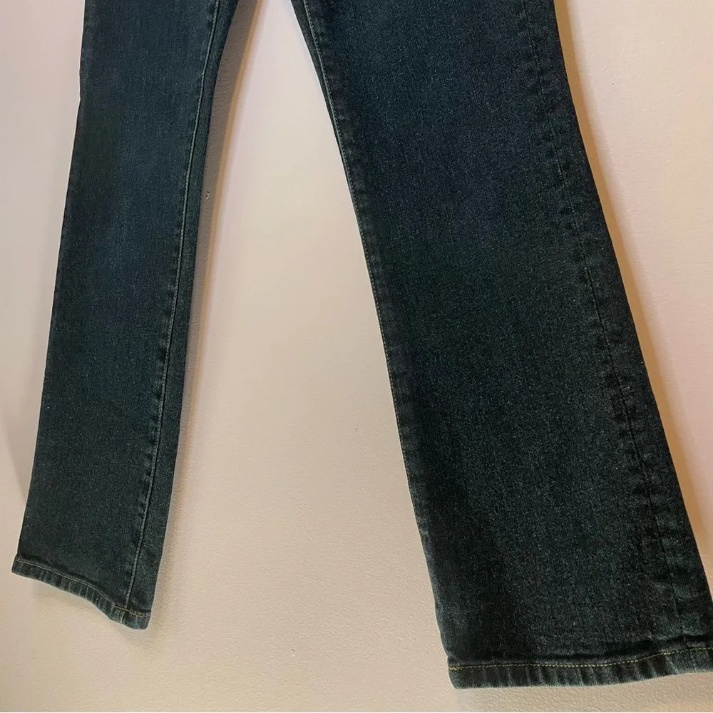 Lauren Ralph Lauren Jeans Dark Wash Denim Classic Straight Pant Size 4 - Image 4