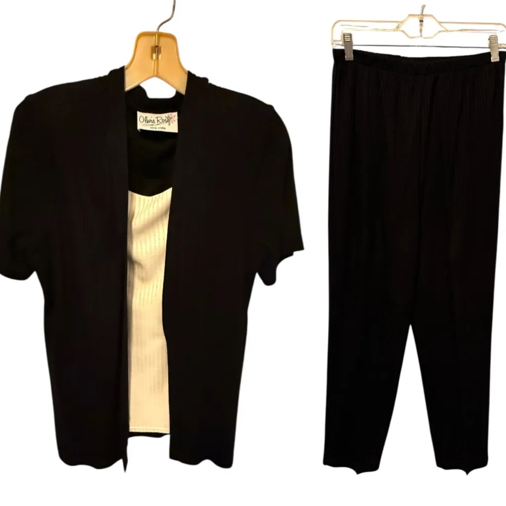Vintage Olivia Rose New‎ York Pantsuit Size 10 - Image 2