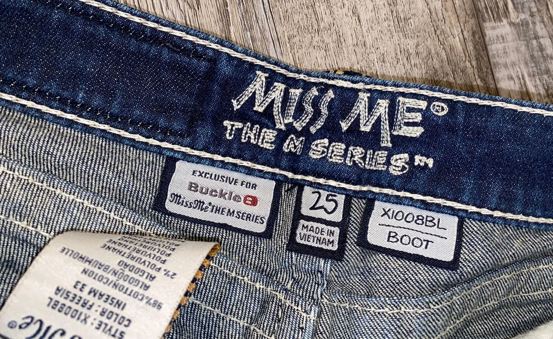 Miss Me Bootcut Blue Jeans - Image 7