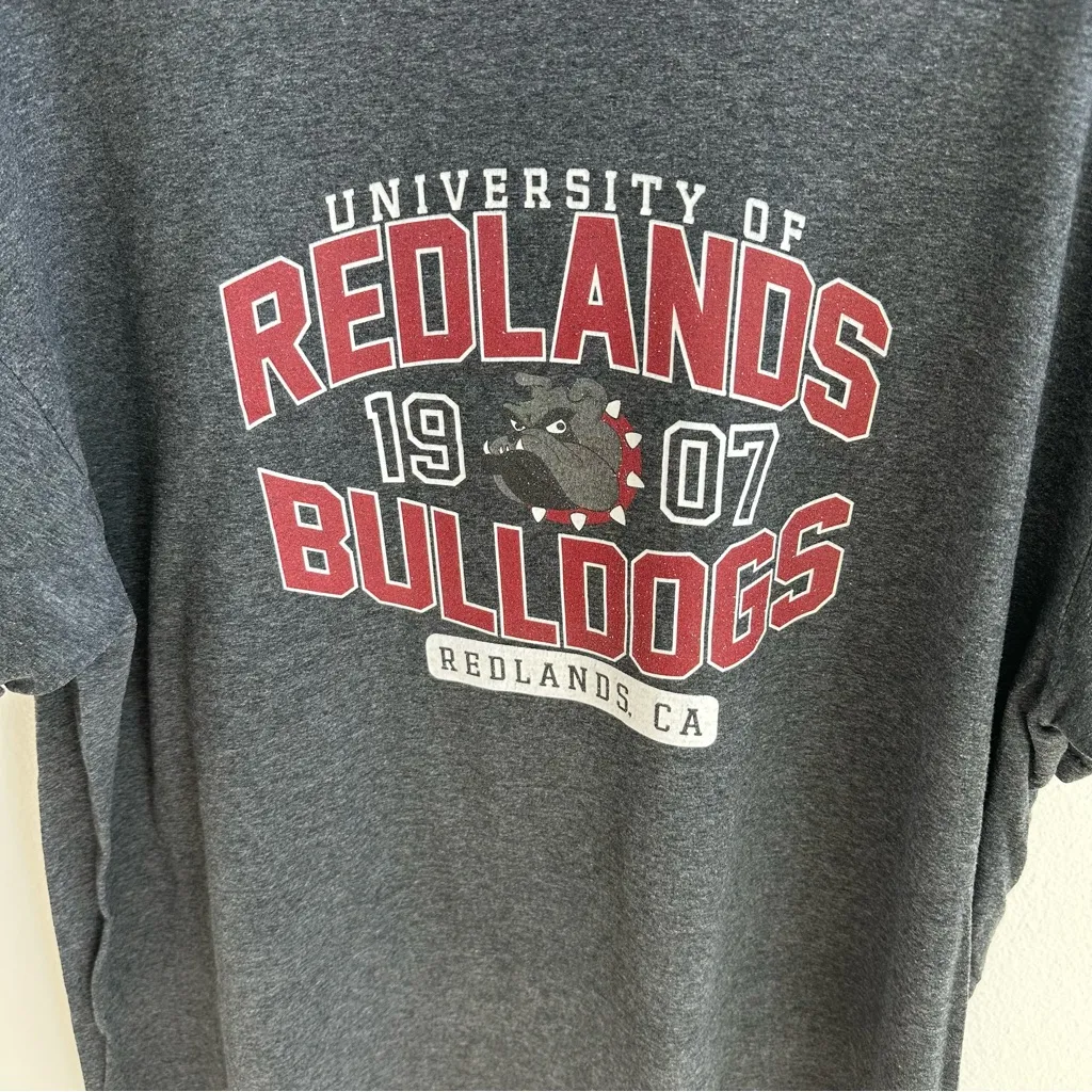 University of Redlands Bulldogs off the shoulder T - Image 5