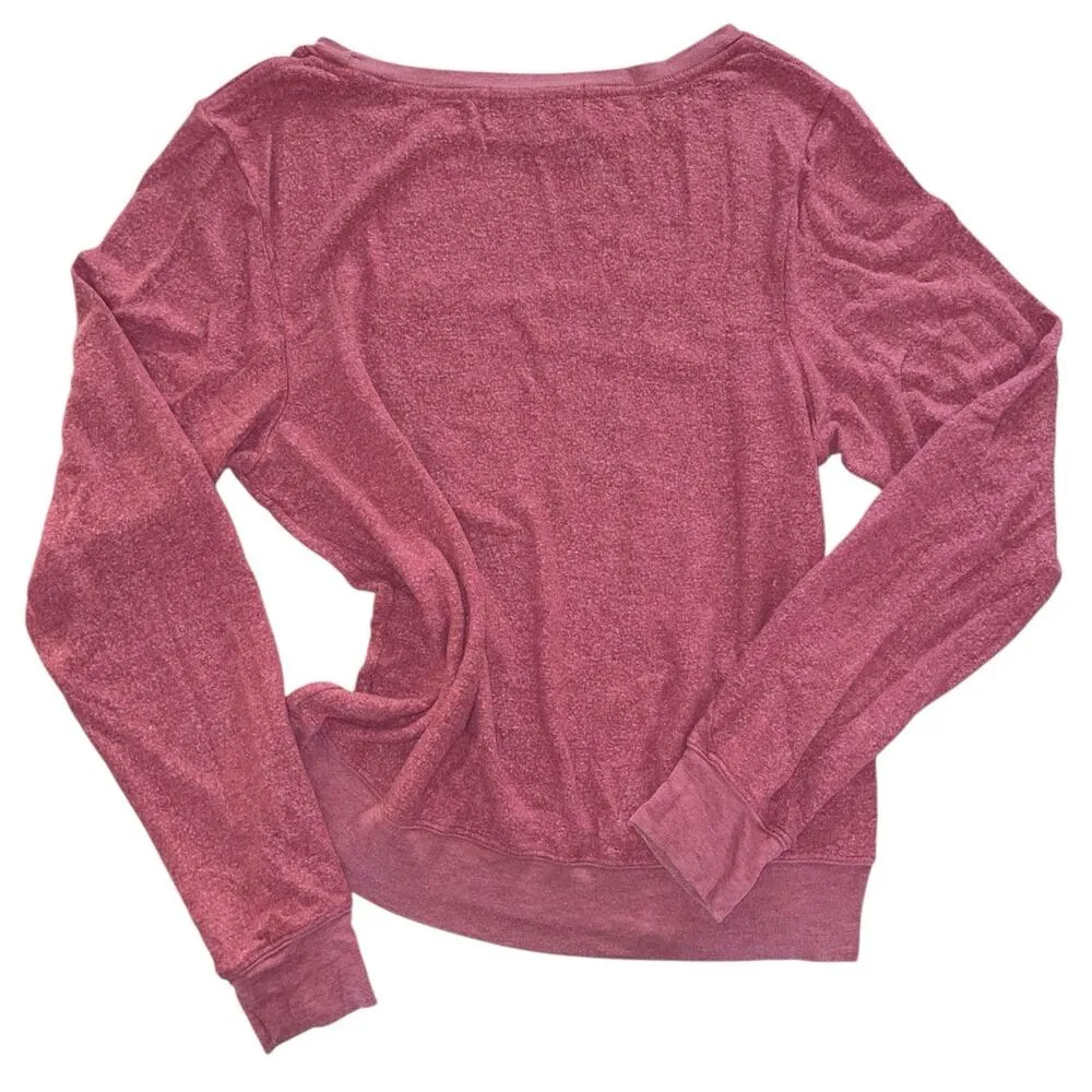 Wildfox Stoned in Love Graphic Baggy Jumper Top size Small - Image 2