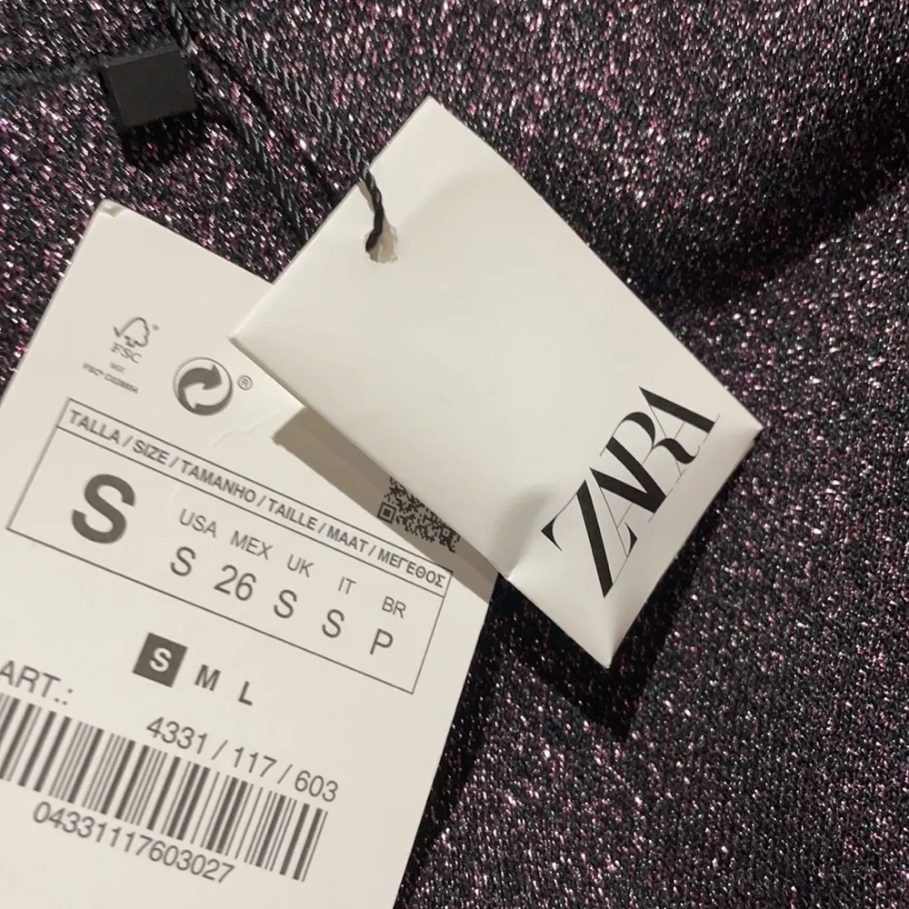 NWT ZARA Shimmery Knit Cardigan Button Front Bloggers Fav - Image 6