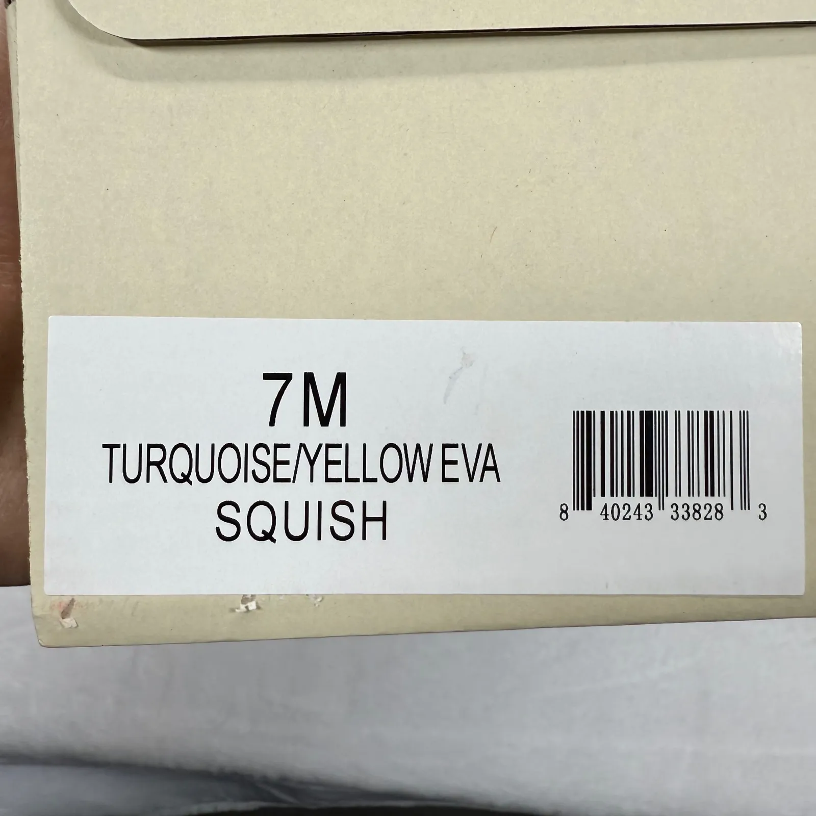 J/Slides Beach Slides Turquoise Yellow EVA Squish Sandals Comfort‎ Size 7M Blue - Image 11