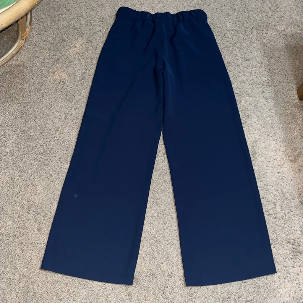 Lululemon On The Fly Pant Wide Leg‎ 31" True Navy 6 - Image 7
