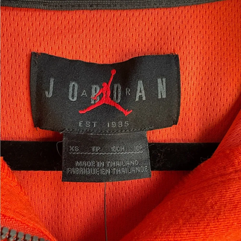 Jordan Bright Orange Quarter-Zip Top size XS - Image 4
