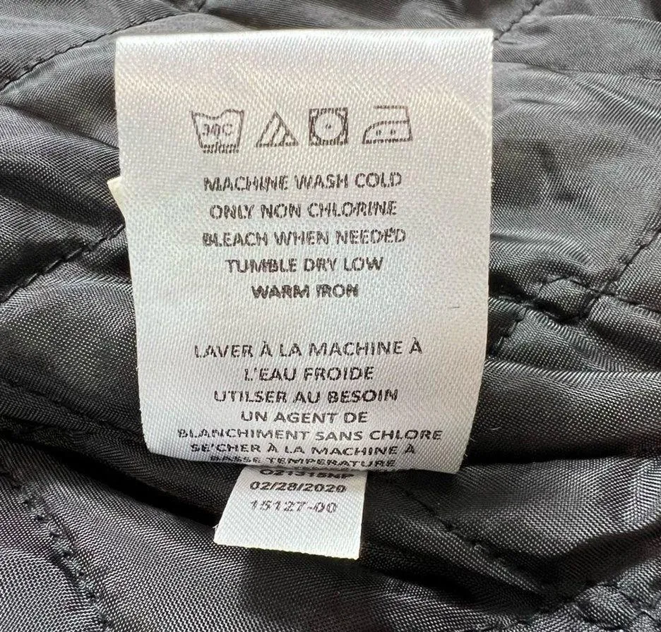 Aventura Women's Medium Organic Cotton Navy Plaid Full Zip Jacket - Image 6