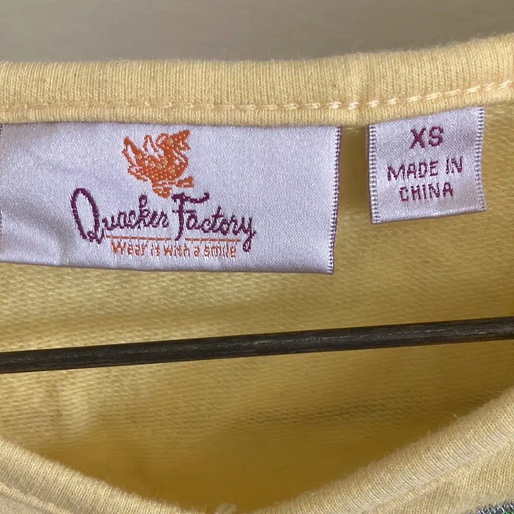 FINAL MARKDOWN Quacker factory dragon fly top xs - Image 4