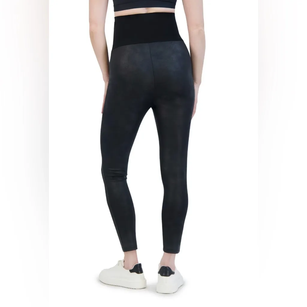 NWT - Faux Leather Maternity Leggings. - Image 5
