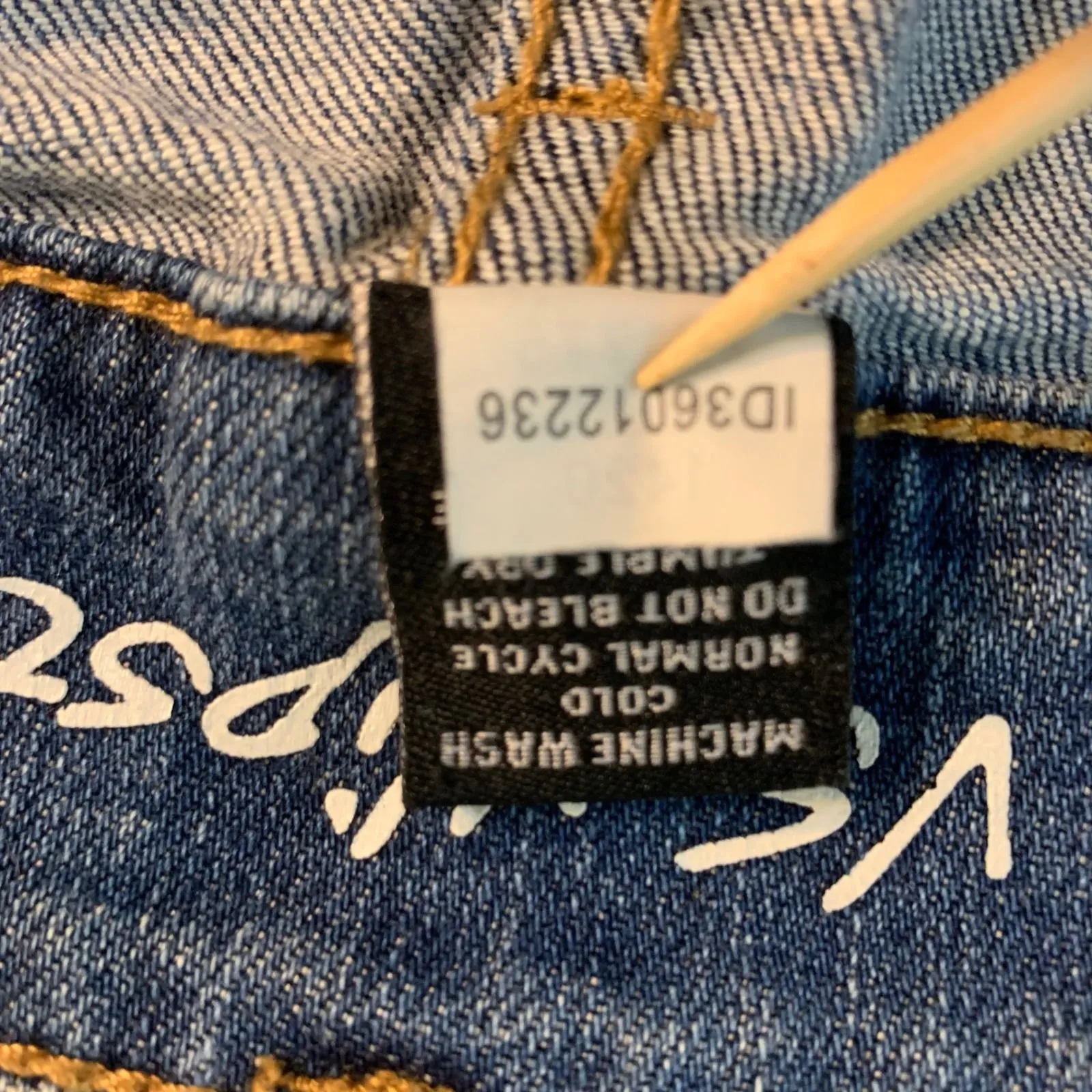 VTG Y2K London Jean Co VS Hipster Blue Denim Bootcut Jeans Women Size 6 READ - Image 5