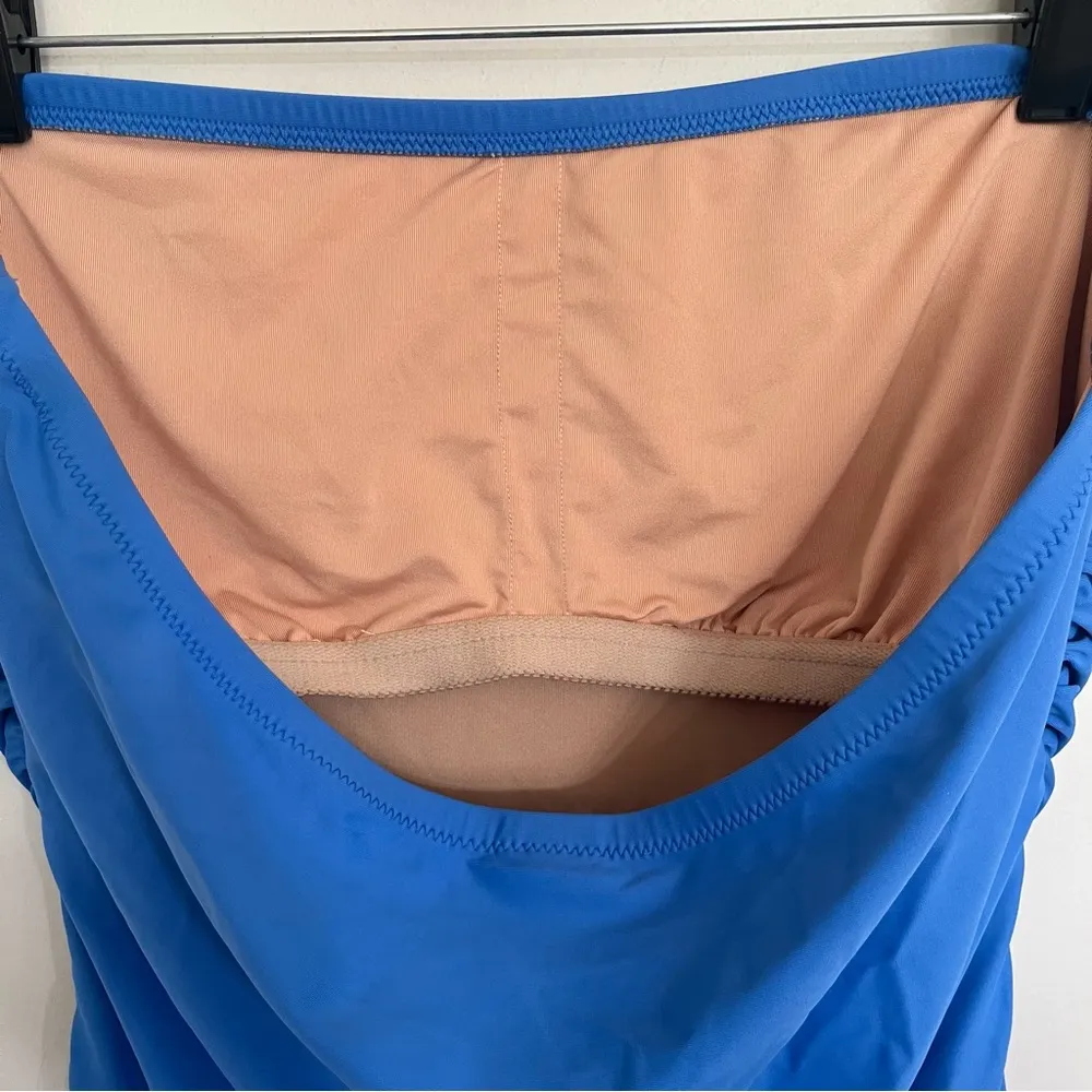 Women’s J. Crew Blue One Piece Size‎ 16 Swimsuit Summer Vacation - Image 9