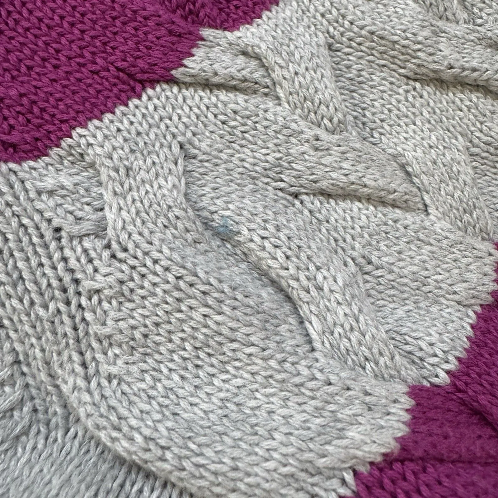 Lands End Drifter Cable Knit Cotton Fisherman  Crew Neck Sweater Women’s L/P - Image 8