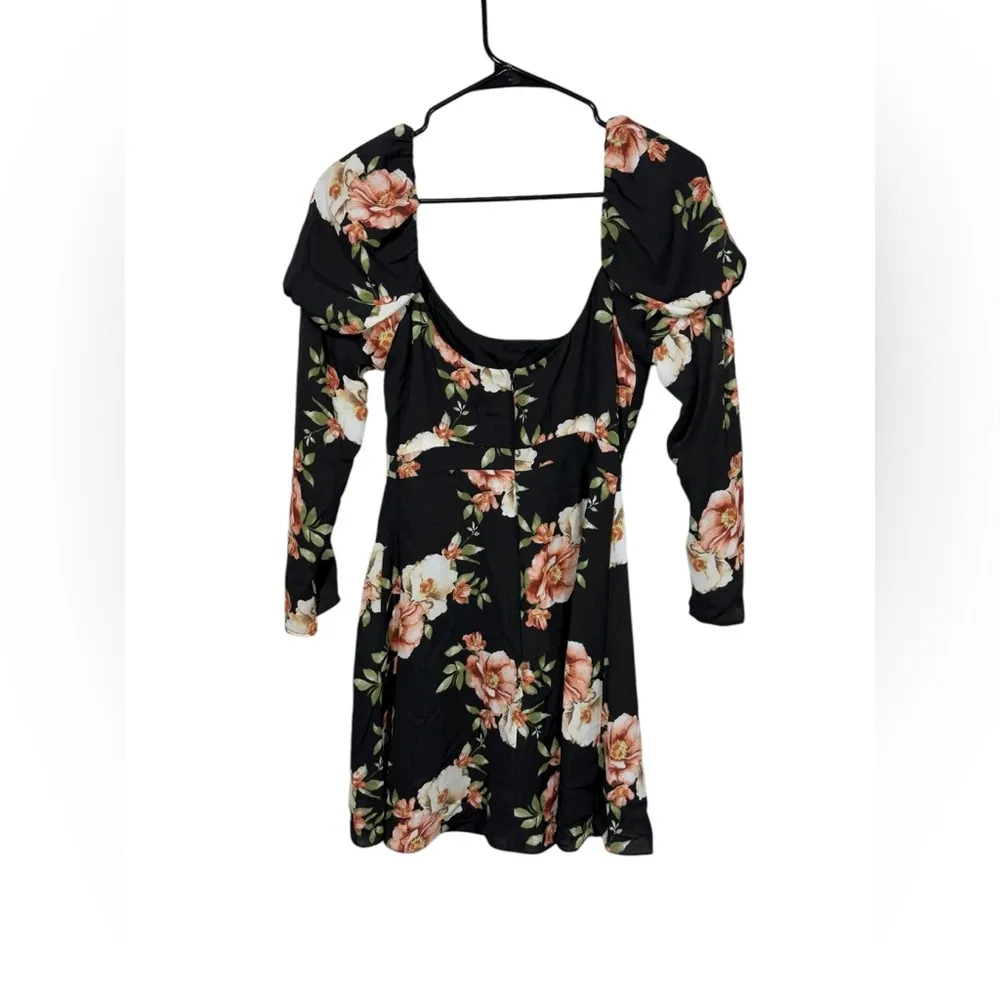 Likely Tara Floral Puff Sleeve Dress SEE MEASUREMENTS - Image 4