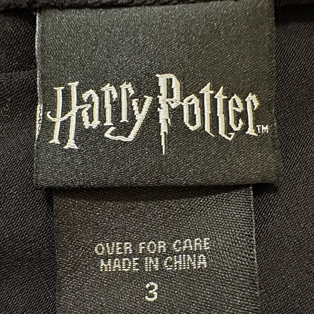 Harry Potter Black Lace Mesh Gothic Dress Torrid Size 3 Plus Size Wizard Crest‎ - Image 3