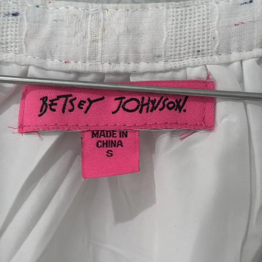 Betsy Johnson Women's Dress Cottage-core Prairie Speckled Cotton Vacation Travel - Image 2