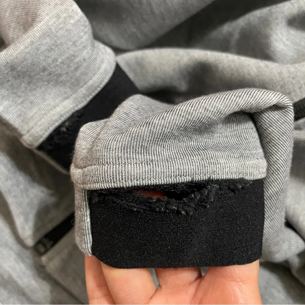 Nike LA Lakers basketball grey zip up hoodie women's large - Image 6