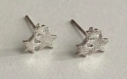 3 star stud earrings - Image 2