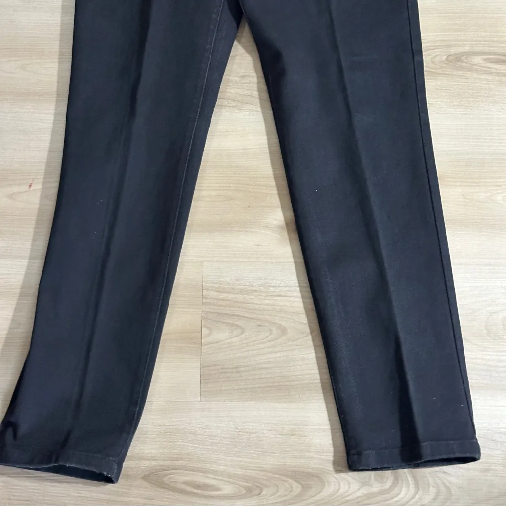 St. John Signature Jeans Black Size 10 Straight Leg Denim High Waisted - Image 5