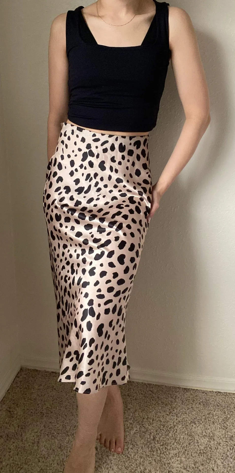 Leopard Midi Skirt Multi - Image 2