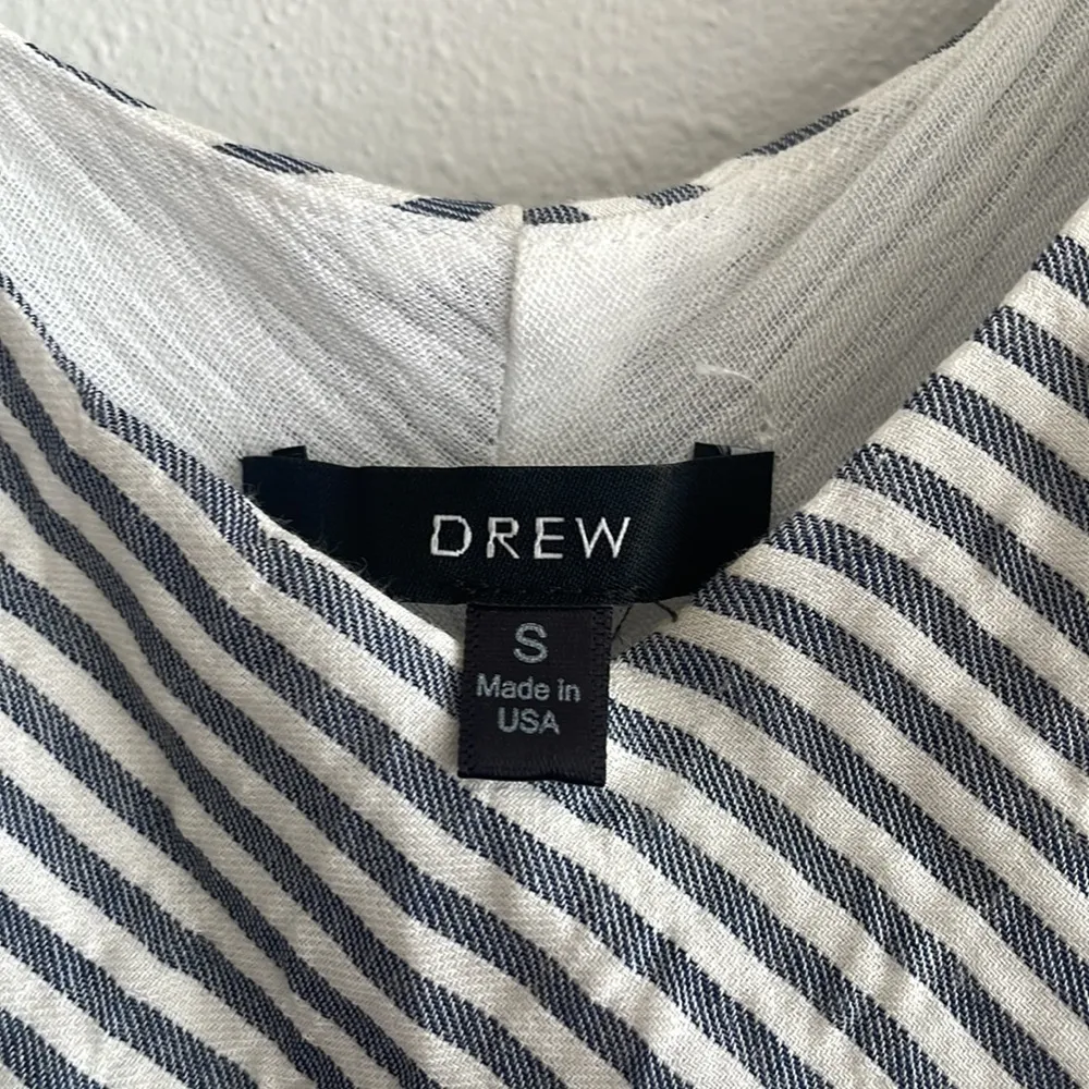 DREW Coastal Stripped Midi Dress - Image 4