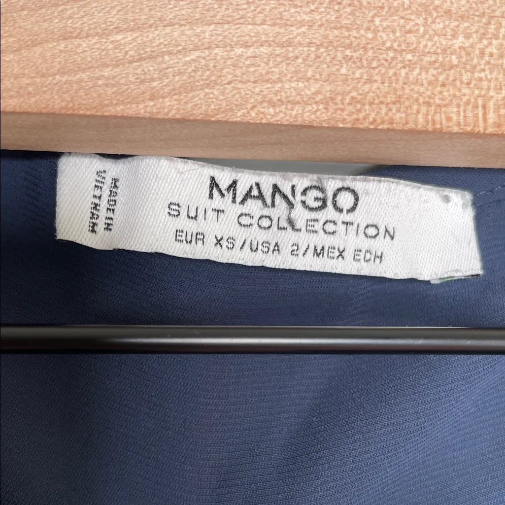 Mango Dark Blue Blouse - Image 2