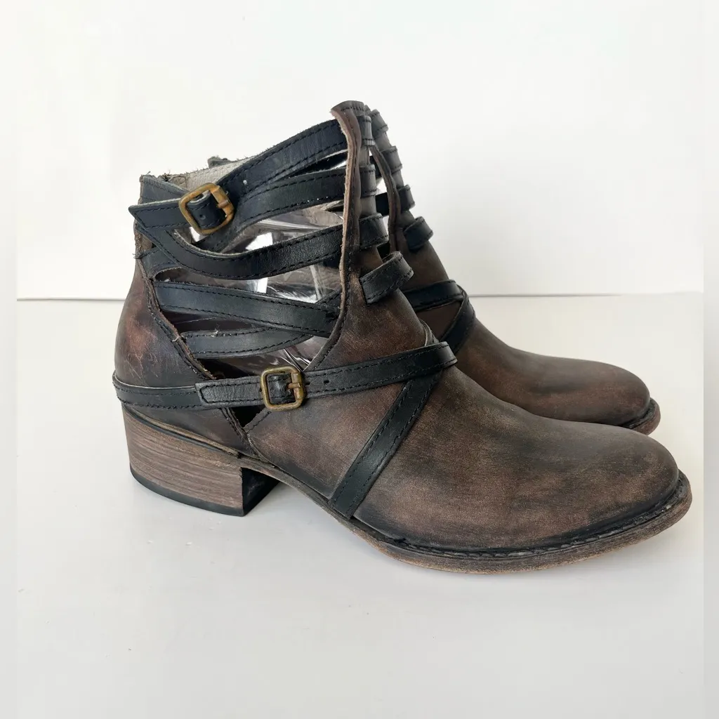 Freebird by Steven Stair leather distressed ankle Boots 7 - Image 3