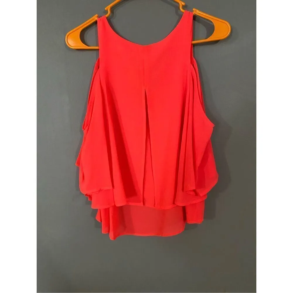 GB  Cold Shoulder Flowy Top Size XSmall - Image 2