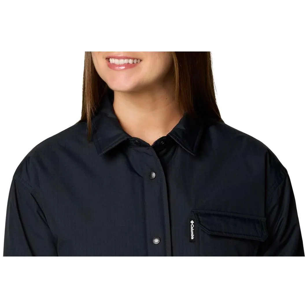 Columbia Longhorn Ridge Reversible Shirt Jacket Black Womens XXL NWT - Image 8
