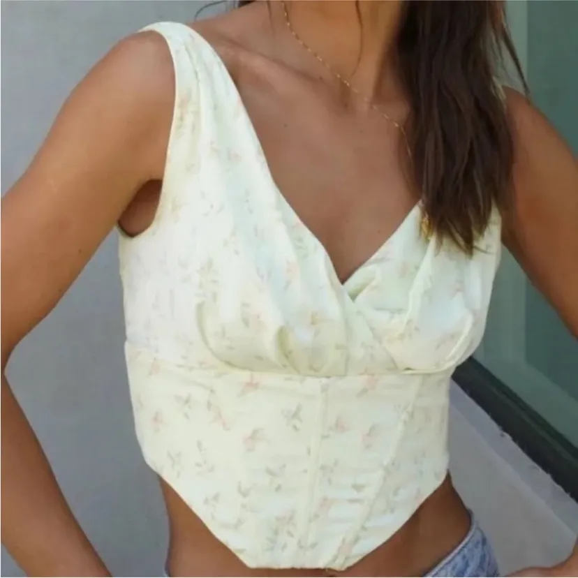 $158 NWT Trudy Bustier in Sage Delilah
CAMILA COELHO XS - Image 2