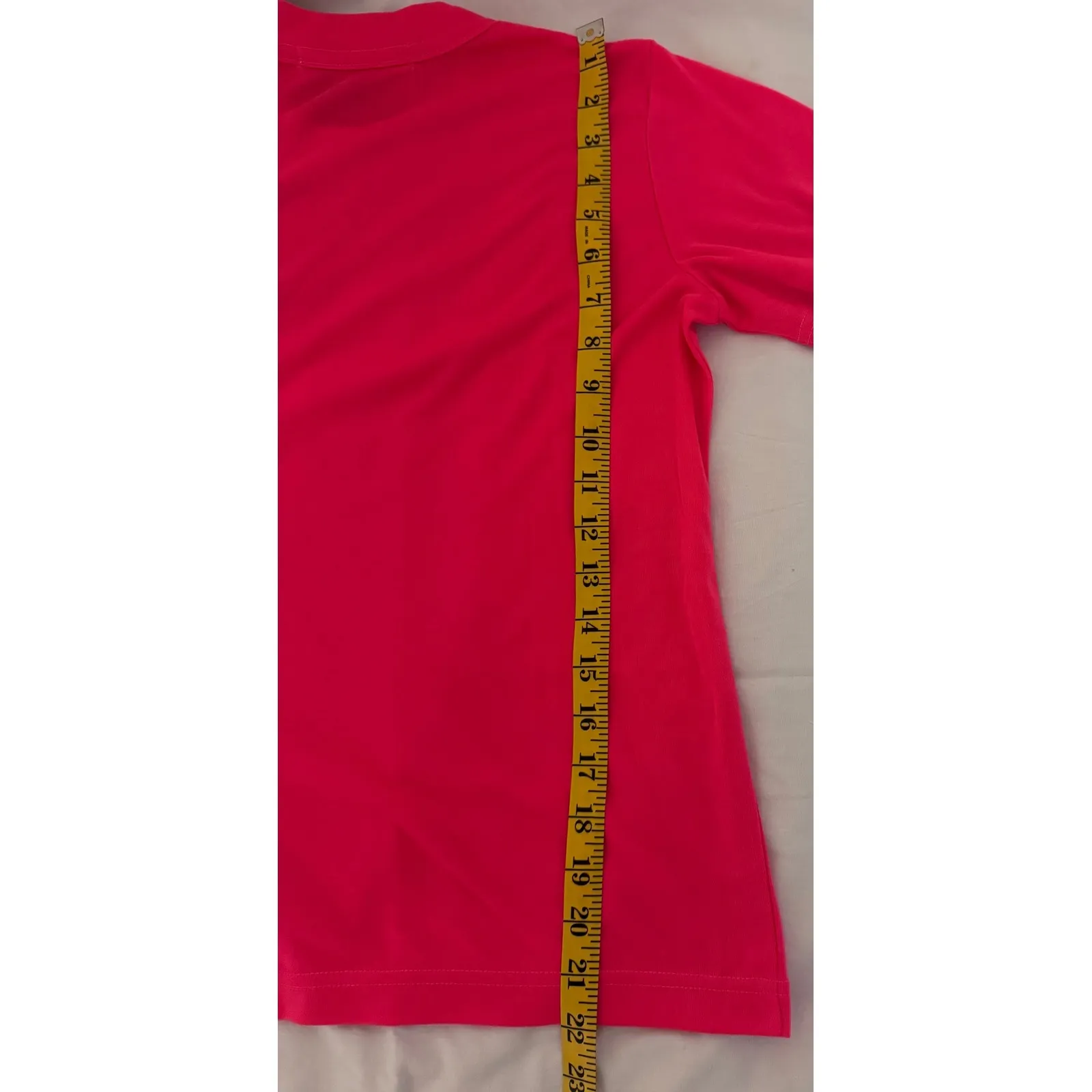 JUNYA WATANABE COMME des GARCONS Pink Mock Neck T Shirt Size S Red - Image 10