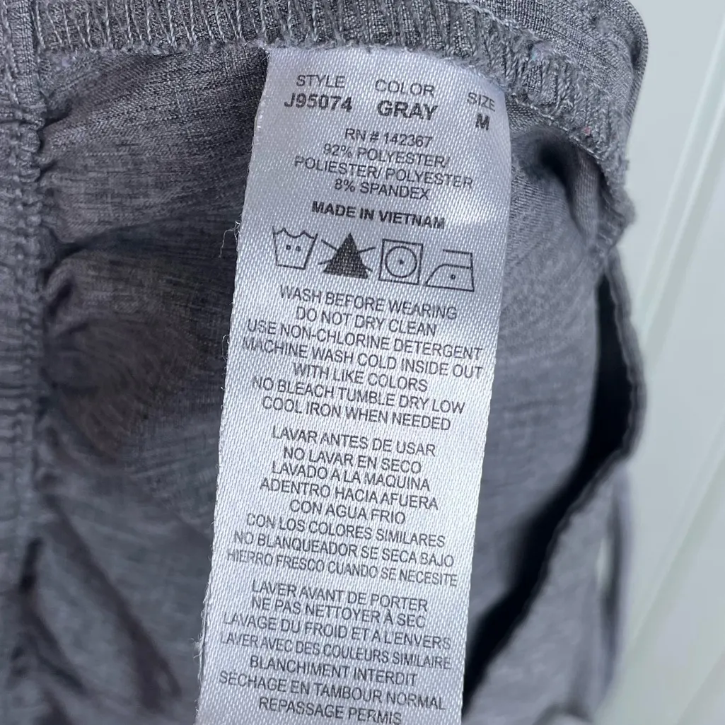 Jaanuu Charge Cargo Drawcord Pants in Gray Women's Size Medium Nursing Scrubs - Image 7