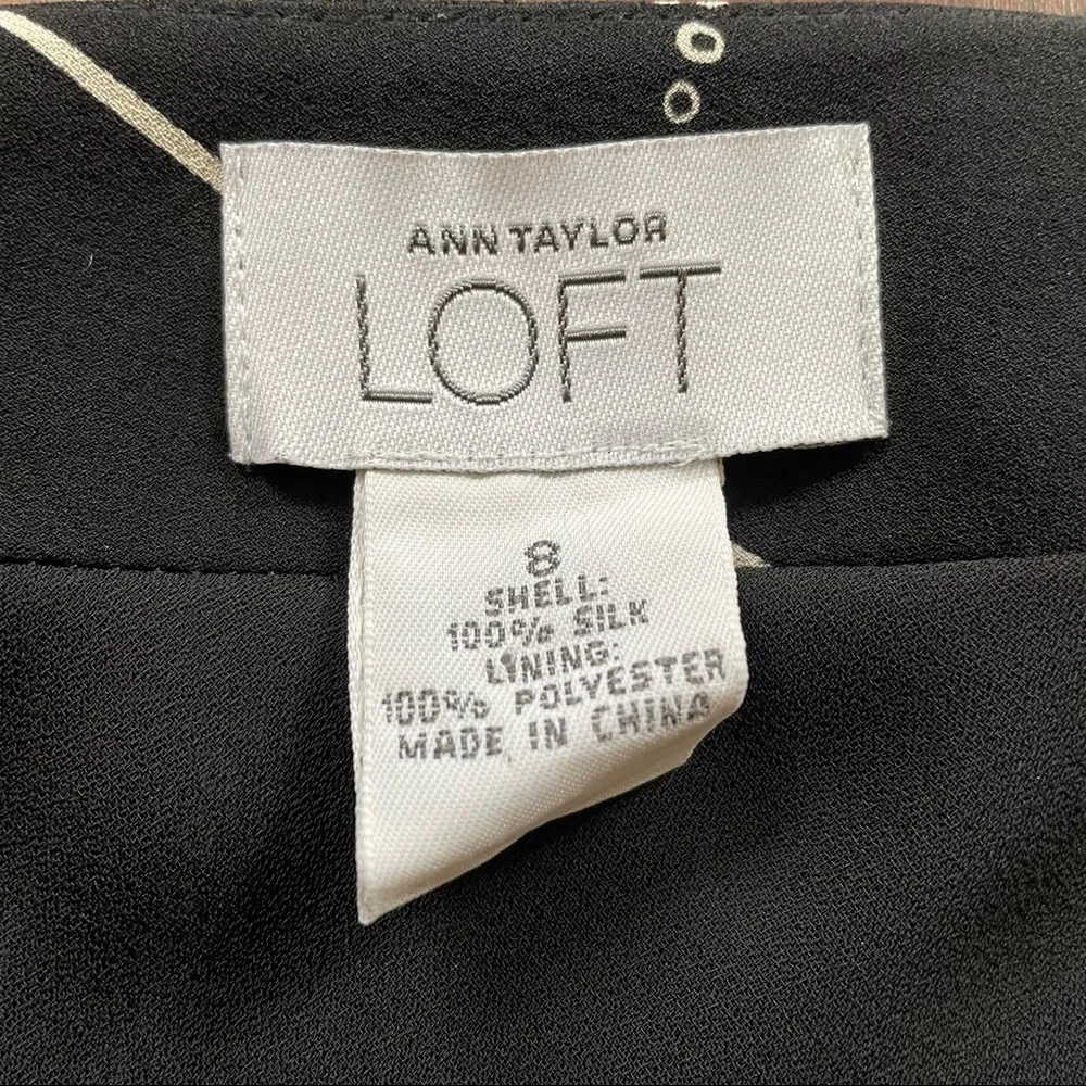 ANN TAYLOR Loft silk skirt, size 8 - Image 8