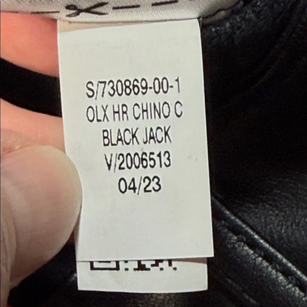 Old Navy NWT Black Faux Leather High Rise Wide Leg Trousers Pants Size 8 Tall - Image 9