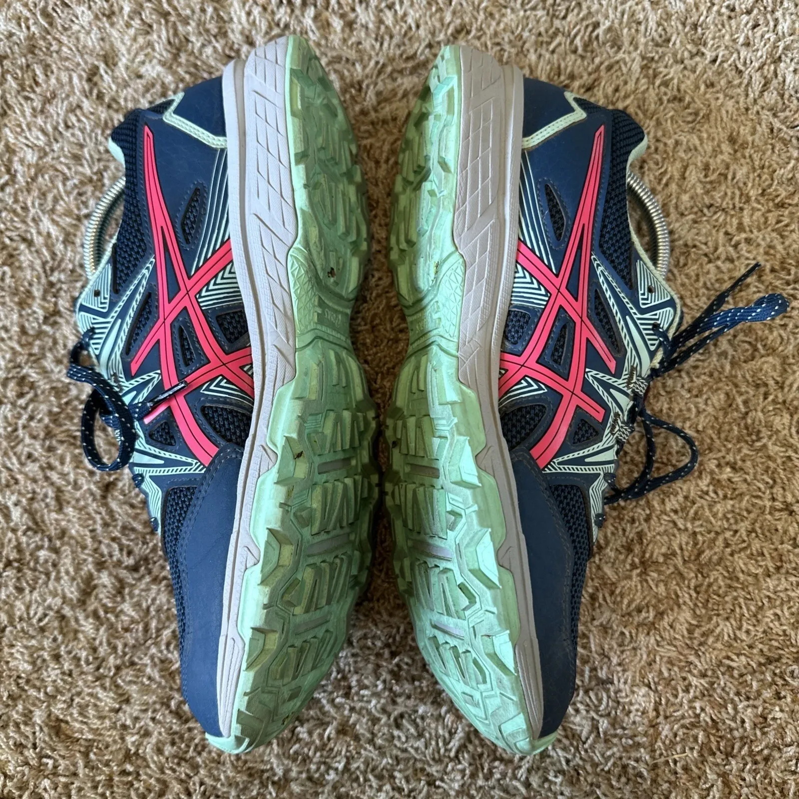 Asics Gel-Venture 8 Trail Running Shoes Sneakers Women's Size 11‎ Blue Pink - Image 5