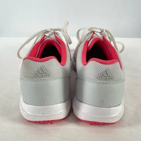 Adidas Tech Response Soft Spike‎ Golf Shoes in Grey Pink Size 7.5 - Image 4