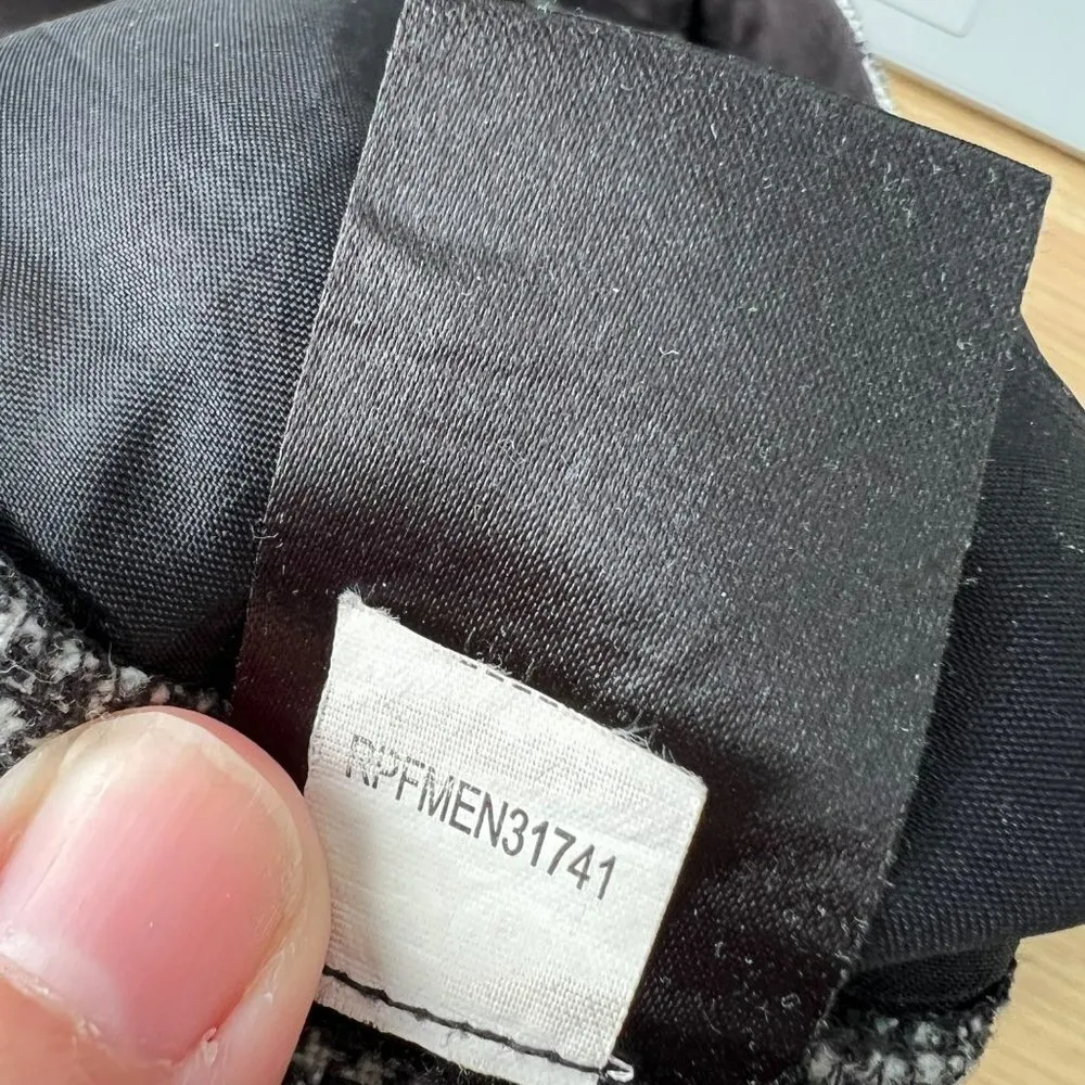 Tibi Houndstooth Crop‎ Ankle Pant Trousers Straight Leg 30 Waist - Image 7