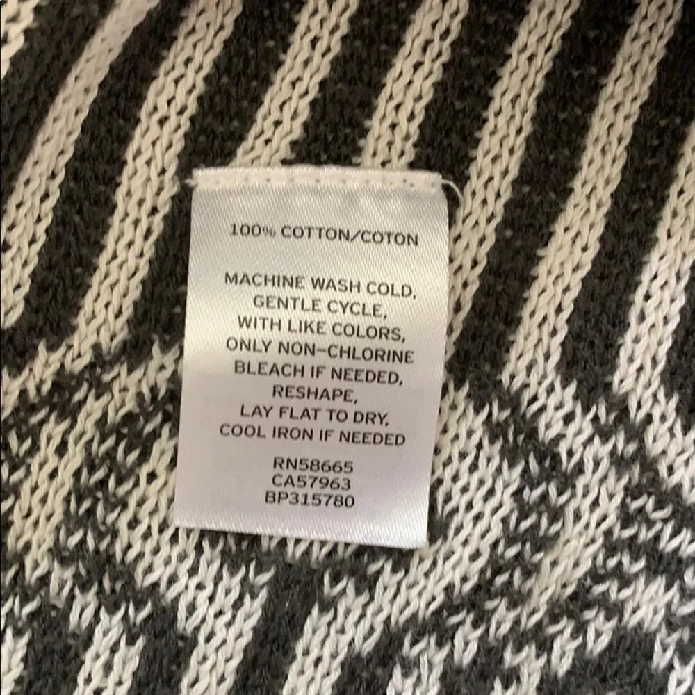 Sun & Shadow Aztec Open Front Cardigan Sweater S - Image 4