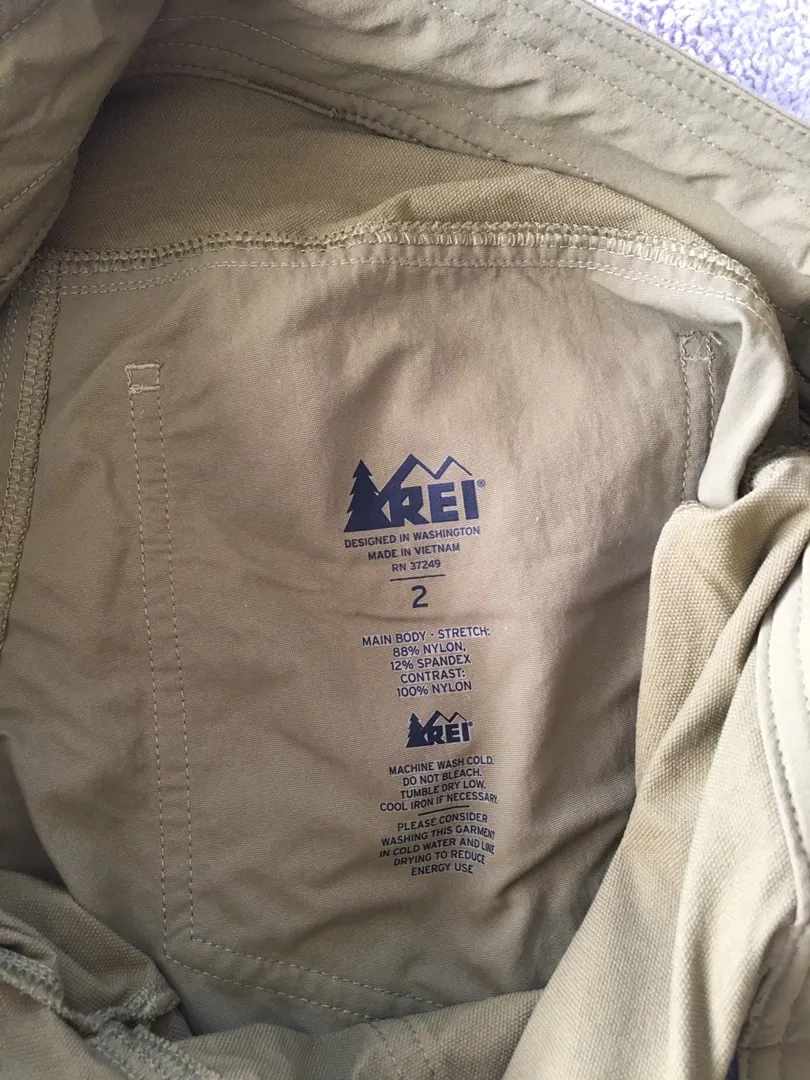 REI Hiking Shorts Green Size 2 - Image 5