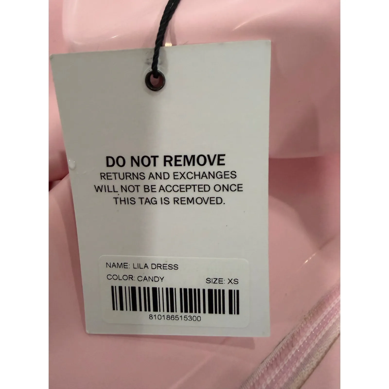 Miaou Lila Midi Dress Pink Candy Natural Latex Strapless Girly XS NWT $450MSRP - Image 5