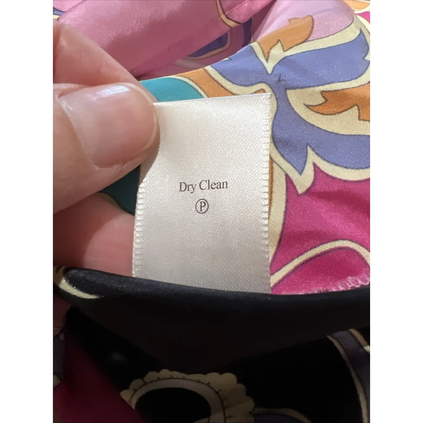 Coldwater Creek Paisley Silk Blouse Colorful Artsy Boho Resort Cruise Hippie - Image 8