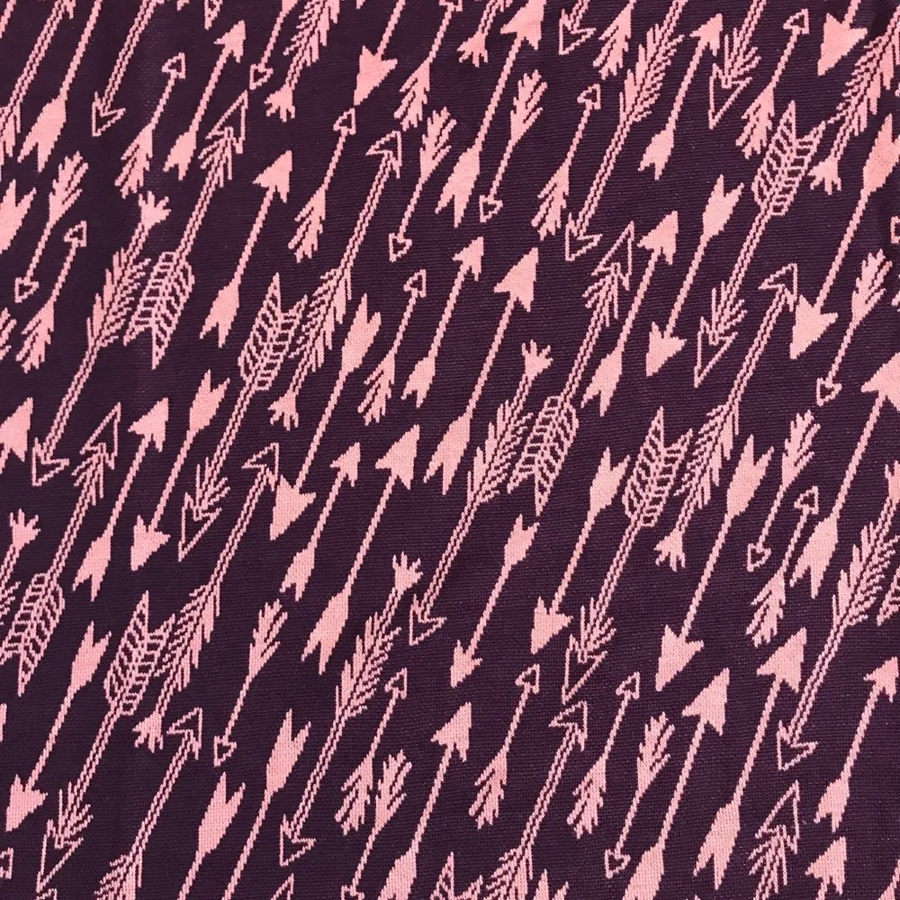 Lularoe Classic T Burgundy with Pink Arrows XS - Image 2