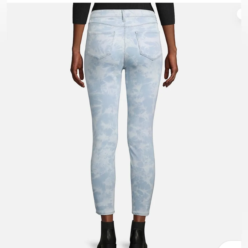 L'AGENCE Margot Tie-Dye High-Rise Skinny Jeans, Abyss - Size 28 NWOT - Image 2