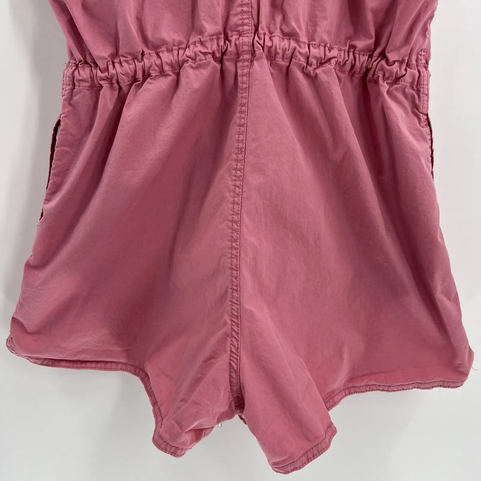 Pistola Meg Romper Size Medium Flamingo Pink Zip Front Girly Barbie Casual - Image 8