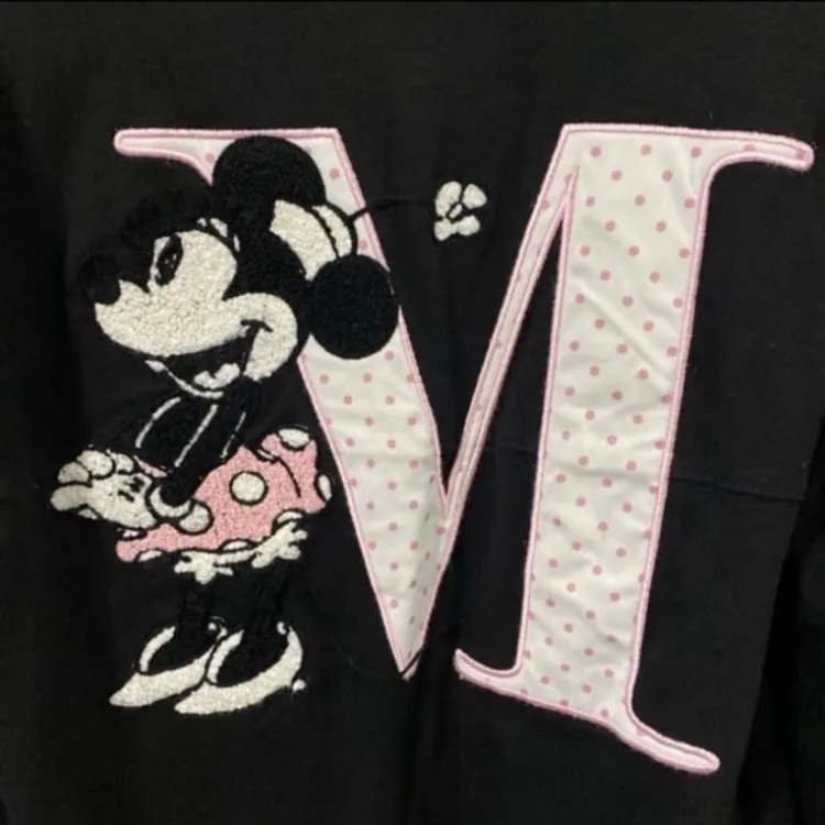 Disney parks Minnie Mouse preppy Terry cloth embroidered cuffed spirit jersey s - Image 2