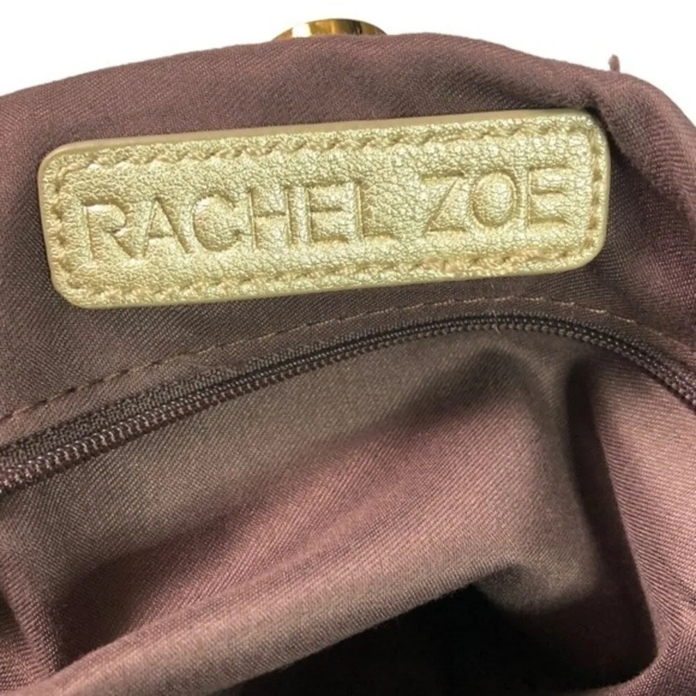 Rachel Zoe Monica Tiger Print Bow Details Fabric Shoulder Bag - Image 7