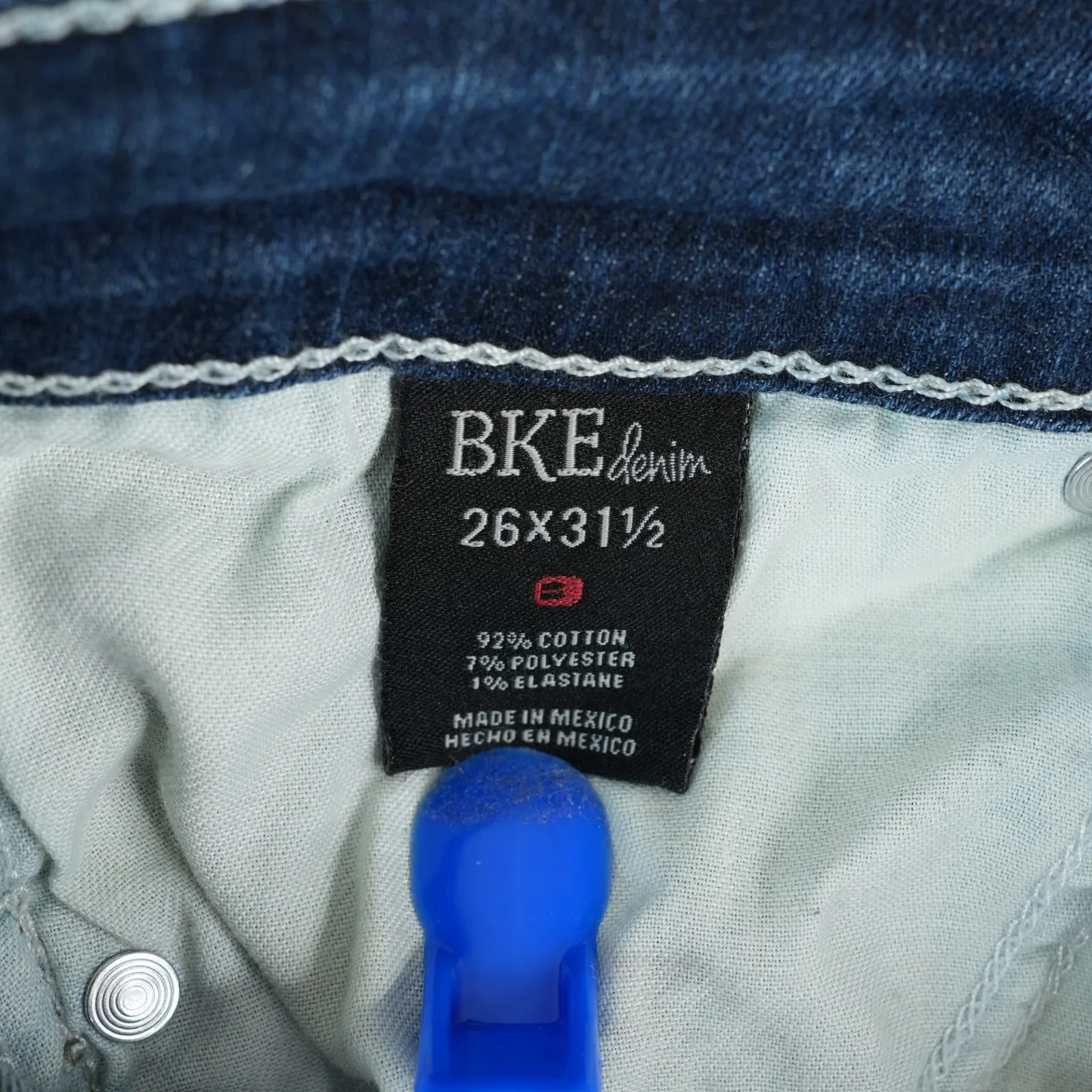 BKE Denim Jeans Womens 26Rx31.5 Fits (30x31) Stella Skinny Stretch Low Rise - Image 9