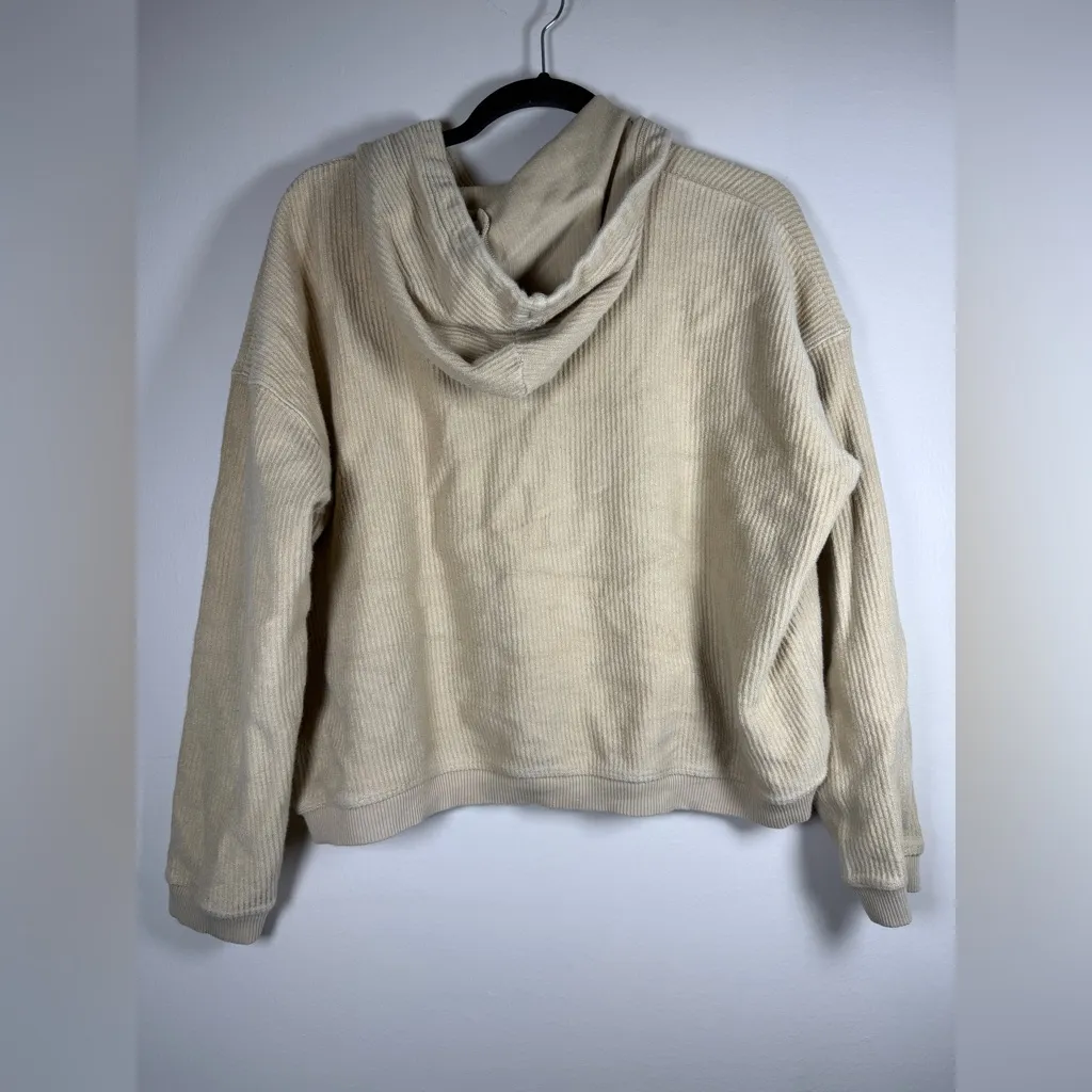 Aerie Sandy Ribbed Cropped Hoodie - Image 11