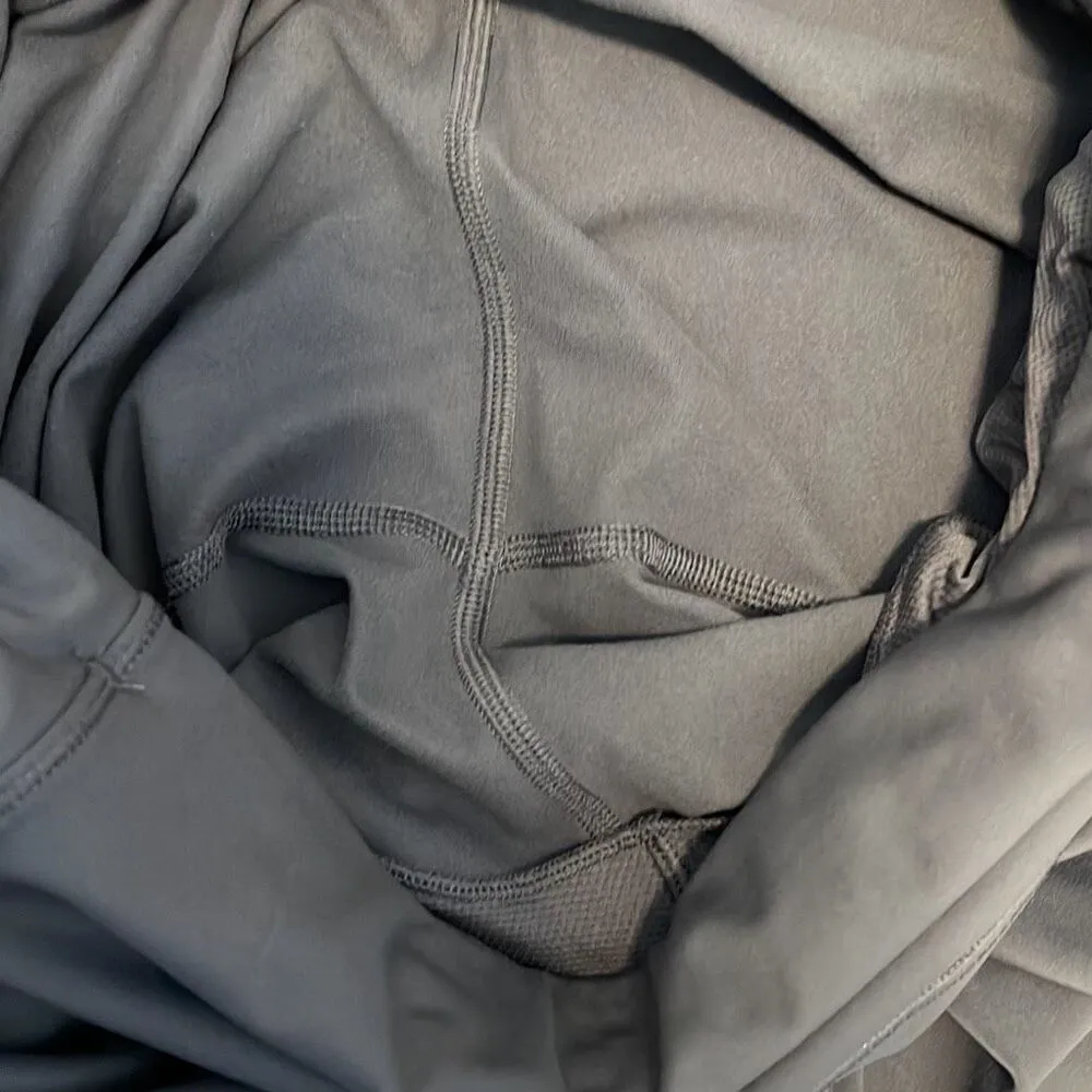 Lululemon Womens Fresh Track Reflective Zip Cuffs Jogger Tights Dark Carbon Size Gray Size 6 - Image 9